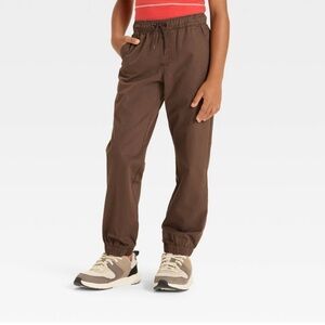 NWT Cat & Jack Boy's Stretch Woven Drawstring Jogger Pants Size 18